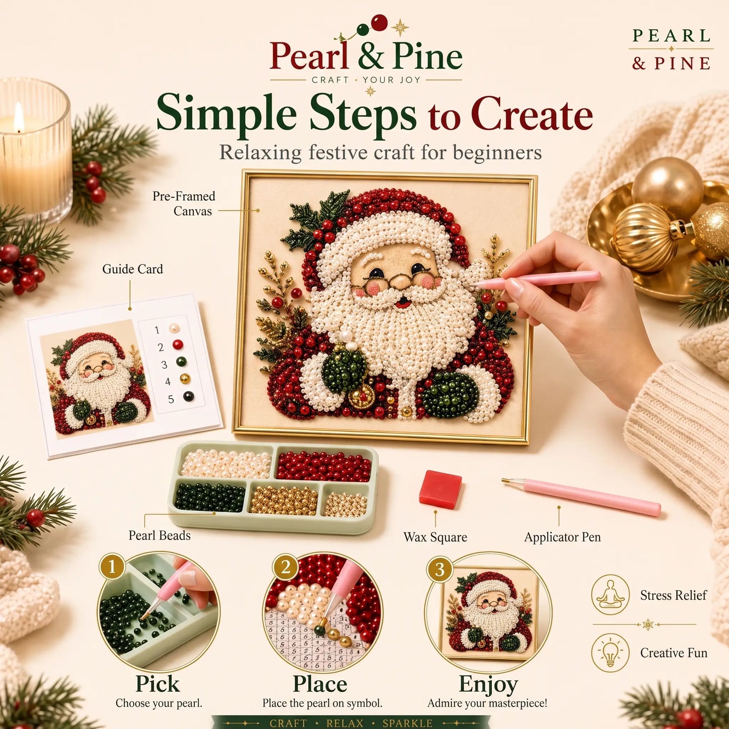 Pearl & Pine™ Christmas Craft Gift